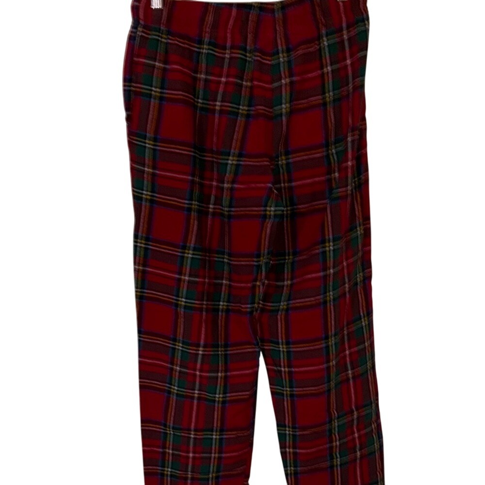 Old Navy Red and Green Plaid Pajama Pants - Picture 5 of 5